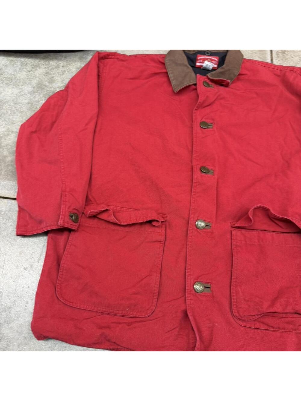 vintage marlboro country store barn chore coat jacket size large - Picture 3 of 5